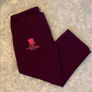 Wounded Warrior Under Armour Capri leggings